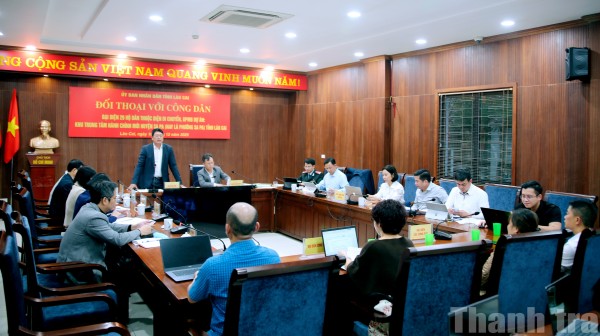 Lào Cai: Đối thoại với đại diện 29 hộ dân liên quan giải phóng mặt bằng Dự án Khu trung tâm hành chính mới Sa Pa